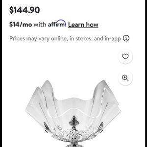 Bowl with salad servers Arthur Court